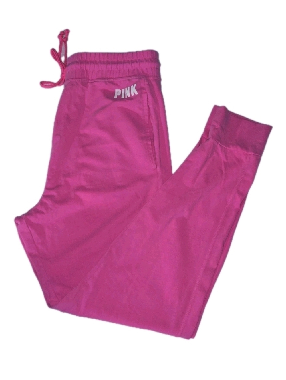 PINK VS High Waist Full Length Campus Jogger Pant with Drawstring Women's Large